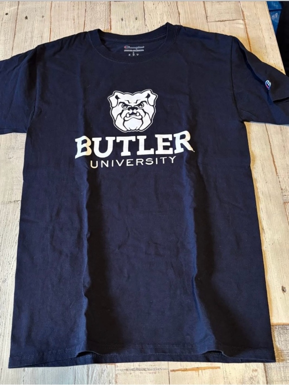 Champion Navy Butler University Bulldog Logo Tee